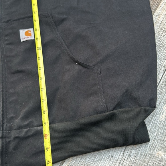 Carhartt Men's Thermal Lined Duck Active Jacket J131 4CL Tall - Picture 4 of 8